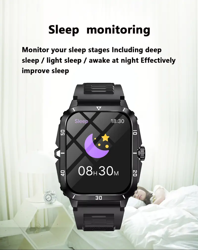 H23 Smart Watch Bluetooth Jam Tangan Olahraga Luar Ruangan Jam Tangan  Pintar Daya Tahan Baterai Emas Hitam