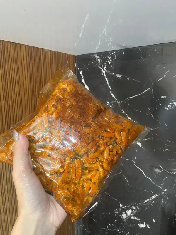 Makroni Cikruh Daun Jeruk Pedas Kering Snacks 250 gr - Rasa Original, Pedas Gurih, Extra Pedas Gurih Food Camilan Cemilan Keripik Makanan 5