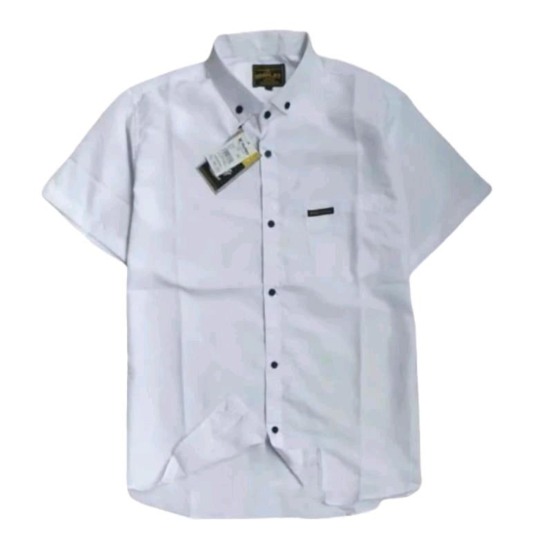 MENSWEAR KEMEJA POLOS PRIA LENGAN PENDEK WARNA LENGKAP BAHAN KATUN POOPLIN/SIZE M-XXXL/BB 35-95KG) 6