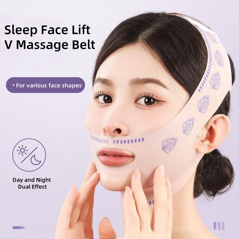 Mặt Nạ Ngủ V Mặt Nạ Thoáng Khí Dụng Cụ Chăm Sóc Da Làm Đẹp Da Mặt Dành Cho Cằm Và Má Đôi Da Thoải Mái