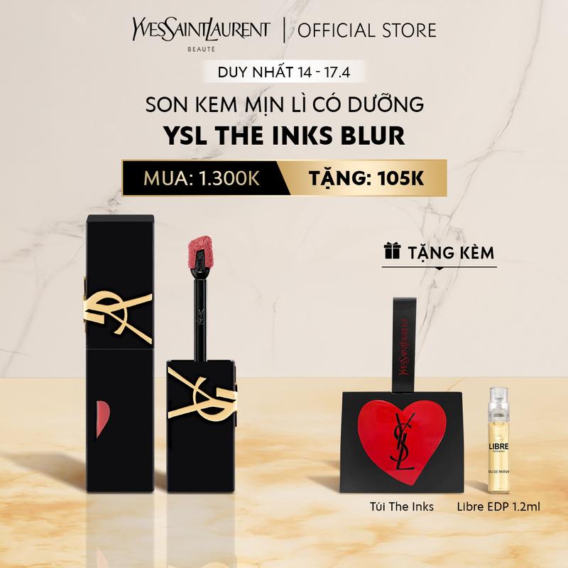 [DUY NHẤT 14 - 17.4] Son kem mịn lì có dưỡng YSL The Inks Blur