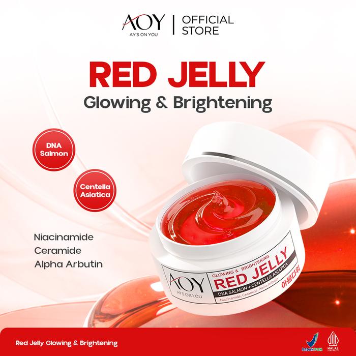 Gambar Ay's On You - Glowing & Brightening Red Jelly DNA Salmon + Centella Asiatica Mencerahkan Wajah dari Ay's On You Kota Tangerang Selatan Tokopedia