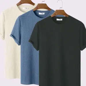 PAKET DISCOUNT Kaos pria paket 3 waffle/kaos waffle unisex polos/ kaos basic pria paket 3 /paket 3 hemat ongkir/kaos pria polos/kaos basic pria Oblong Baju Distro Keren Nyaman Unik Tshirt