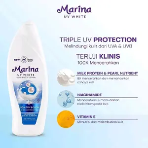 Marina UV White Healthy & Glow 460 ml - 1pcs - 2pcs - 4pcs