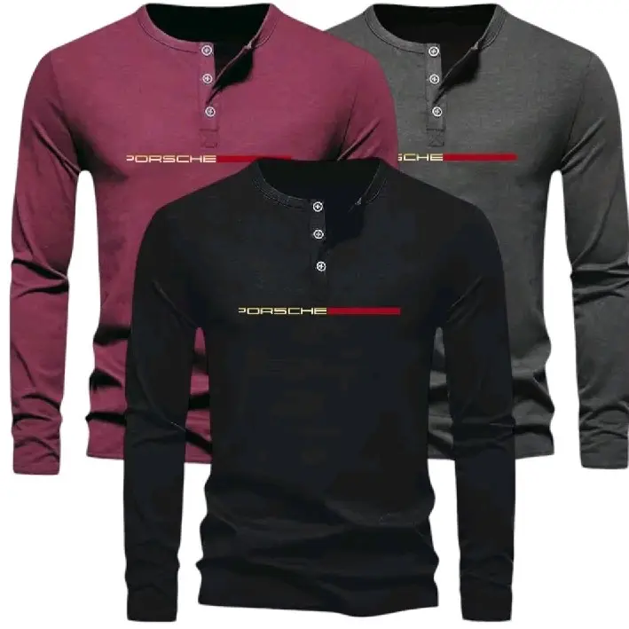 PAKET HEMAT ISI 3 PCS BAJUDISTRO KAOS KANCING PRIA LENGAN PANJANG elegan pas radang sukatani 3