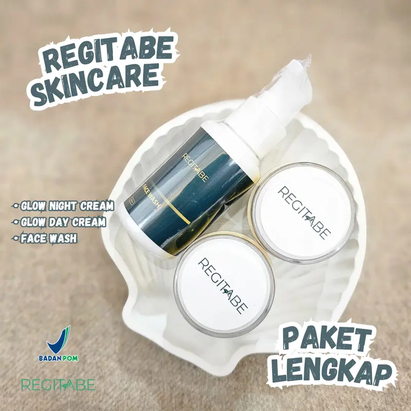 ( Spesial Lauching ) Regitabe Skincare Paket Booster Mencerahkan wajah 1