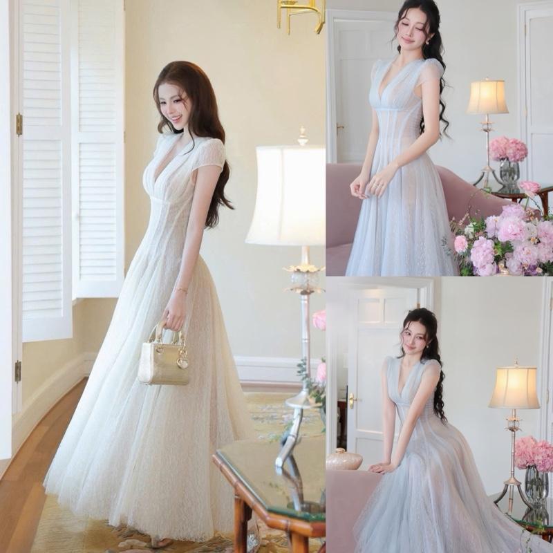 Akara Closet Đầm Ren Dự Tiệc Y86 Có Mút Full 3 Lớp Sang Trọng Phù Hợp Mọi Không Gian Thiết Kế Tinh Tế