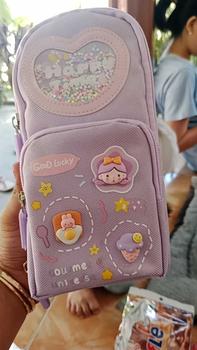 Product Review of PENCIL CASE HIASAN GLITTER KARAKTER 3D MODEL TAS LUCU KOREA KAPASITAS BESAR Stationery from P**I I**I 0