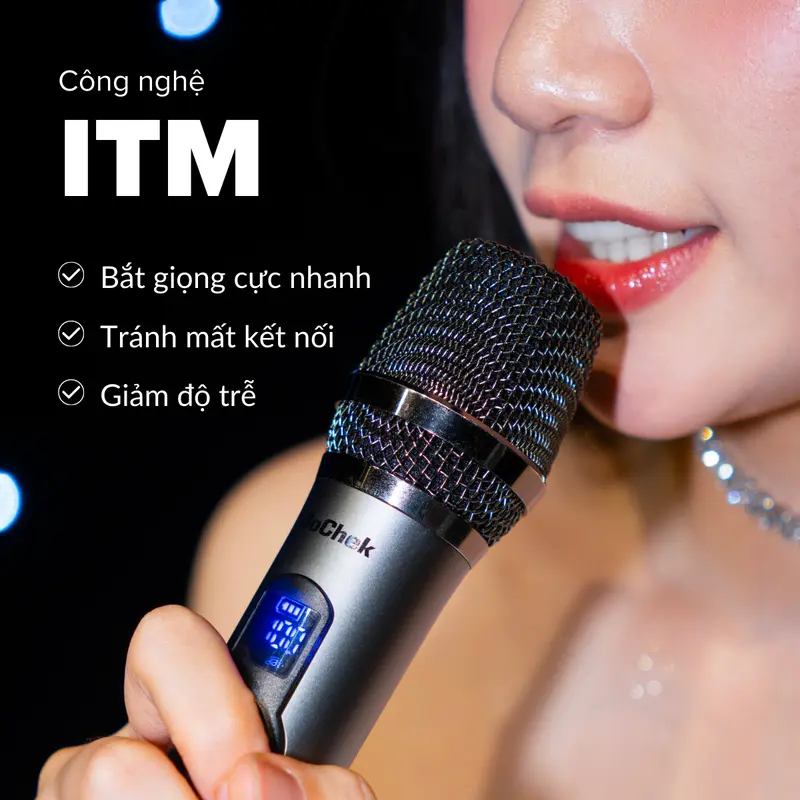 [GOCHEK] Micro hát đa năng GoChek HH24, Mic hát livestream, Mic karaoke không dây kết nối đa thiết bị. 6