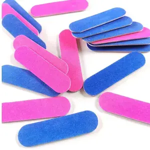 Kikir kuku mini pengikis kuku Dua Sisi Amplas Spons Untuk Manicure 1PCS