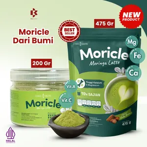 [Moricle] Moringa Latte Dari Bumi 475 Gr & 200 Gr Serbuk Minuman Daun Kelor Latte