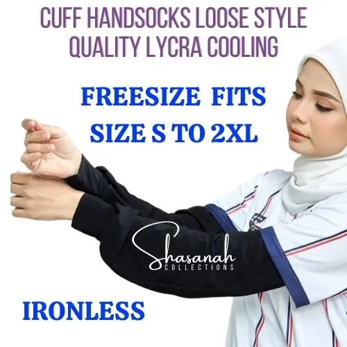 FREESIZE CUFF HANDSOCKS LYCRA COOLING SHASANAH