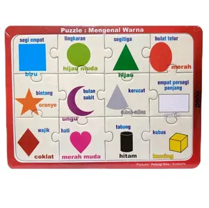 Mainan Edukasi Anak Puzzle Warna dan Bentuk Puzle Warna Mengenal Warna Toys