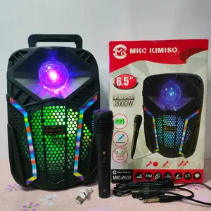 MKC KIMISO Speaker Bluetooth QS-2602 Bass Besar Dengan Mikrofon Portabel Support USB Koneksi 300W BT-606