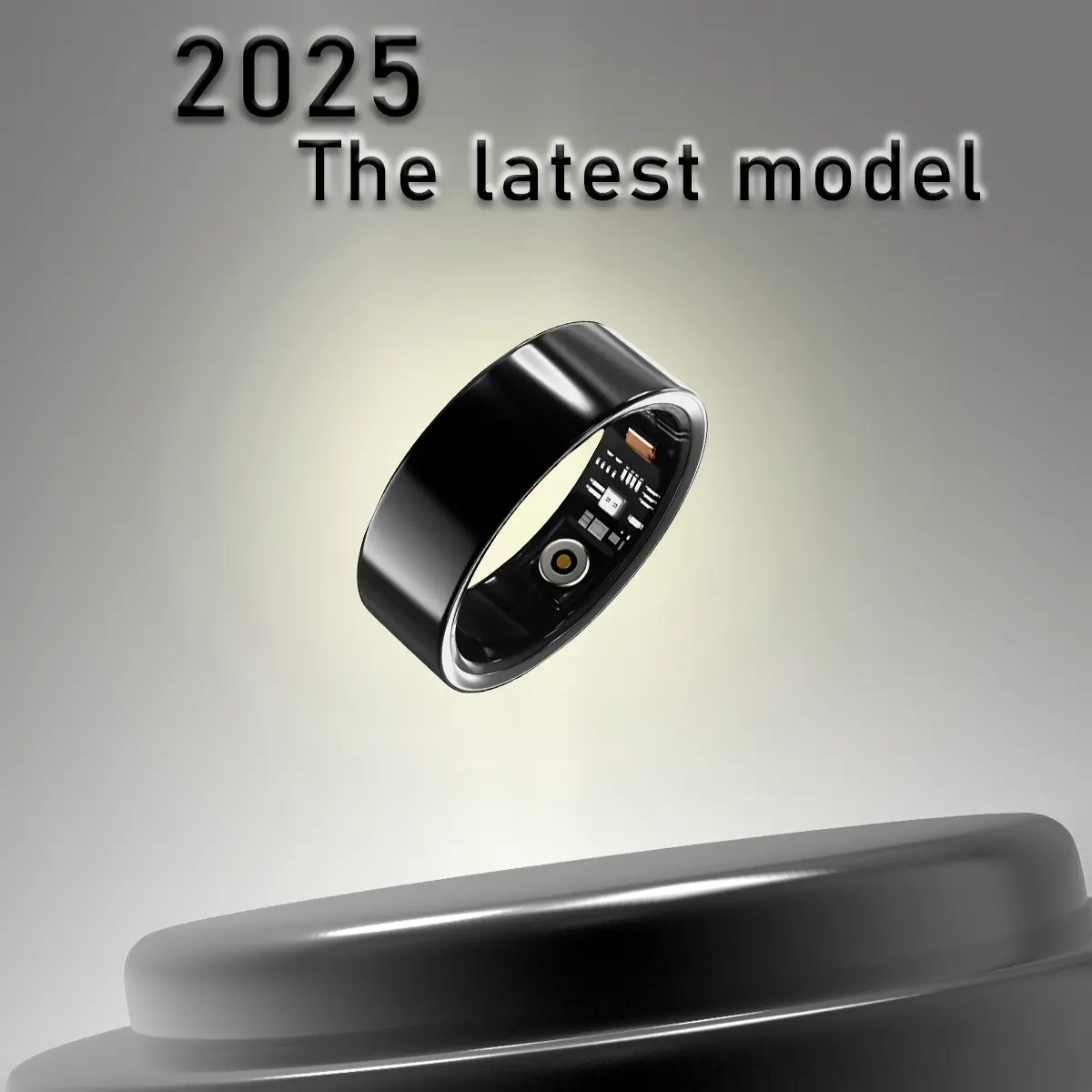 PaaGoo-Health & Fitness Ring - Monitor BP, Stress & Steps | Works w/ iPhone & Android
