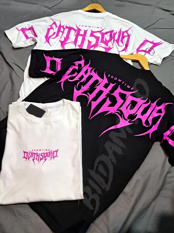 OVERSIZE DEAD SQUAD BAHAN COTTON 30S  Pria Kaos Katun Hitam Distro Baju Polos Oblong Motif Combed Santai Keren Surfing Atasan Sablon Dewasa Cowok bajudistro 3