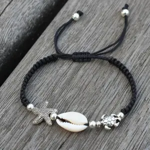 Gelang kerang SEA SERIES II TURTLE ANS SILVER STAR