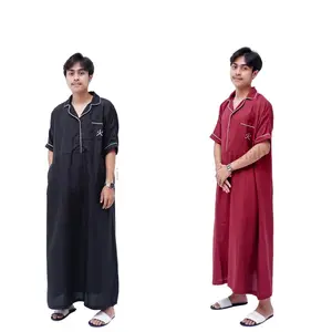 Hanabi Piyama Tipe Dress Daster Pria - Pilihan Warna Banyak - Bahan Nyaman untuk Tidur