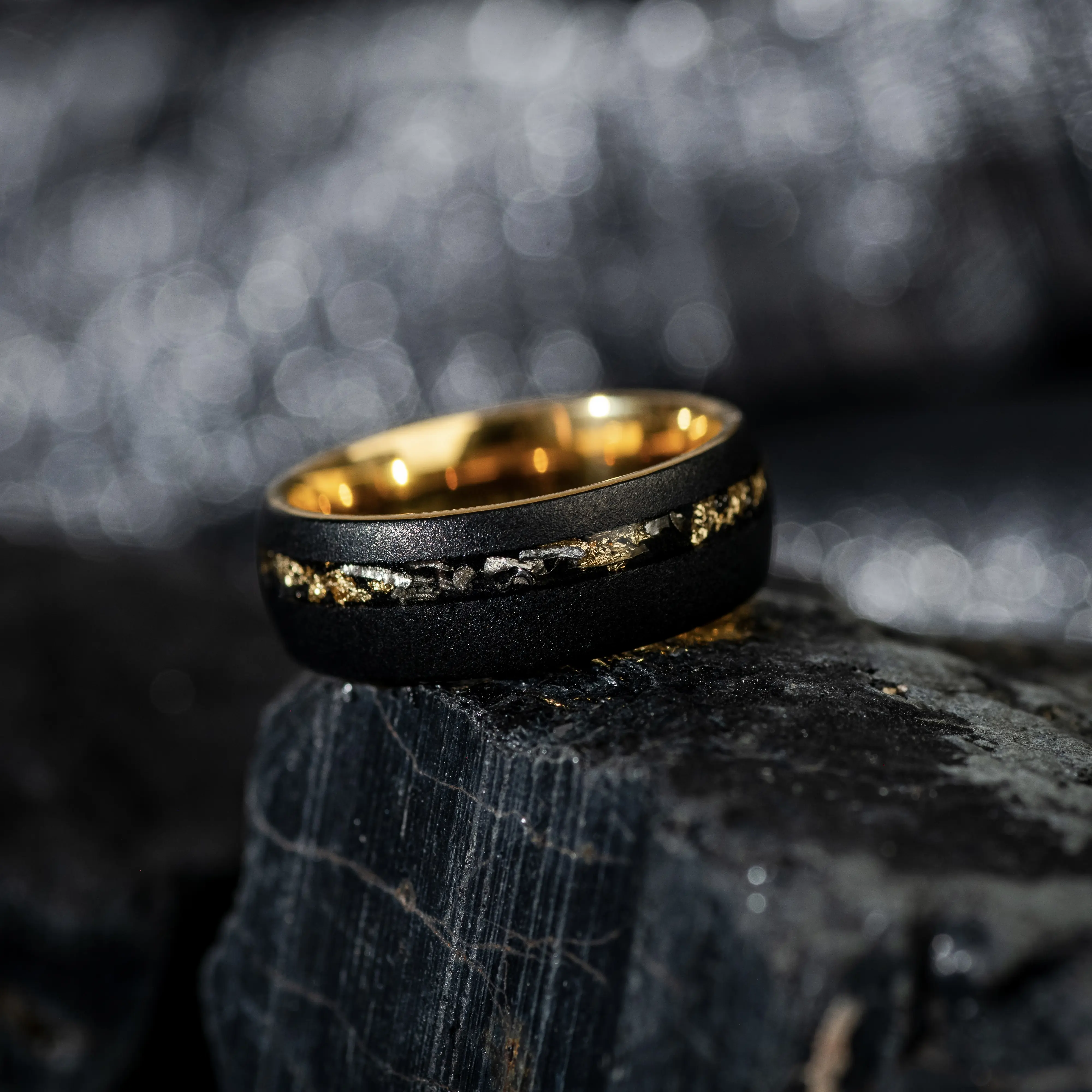 Hoseiki The Meteorite Series Rings (Pre-Order) - Authentic Meteorite Material