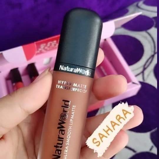 1 Paket Lipmatte Naturaworld Isi 6 pc 4