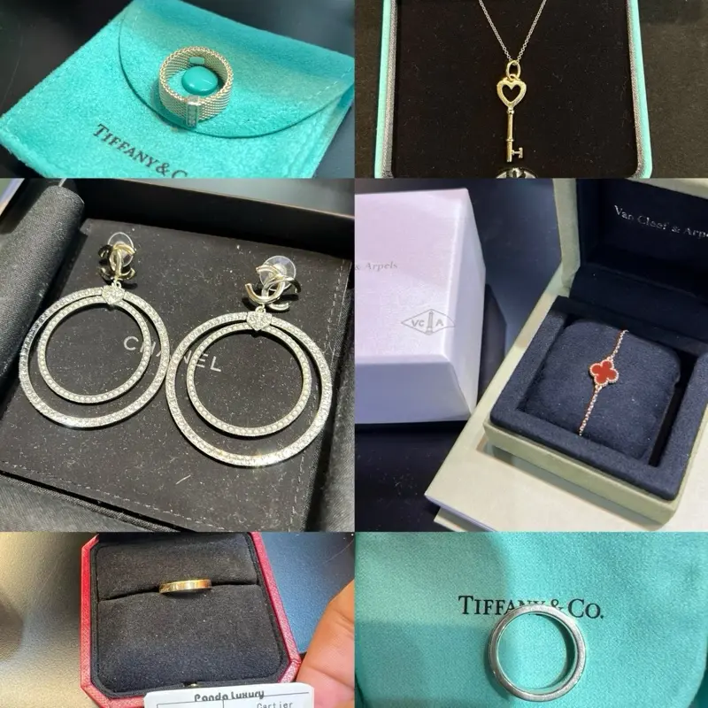 (Preloved) (Variant) Cartier,Tiffany,Chanel,VCA accessories