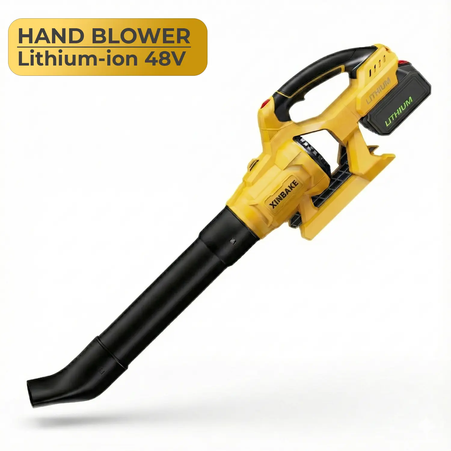 ALLEFIX Hand Blower Lithium-ion 48V Bertenaga Portabel dengan Kecepatan Maksimum 180 km/jam dan Volume Udara 5m³/menit Desain Ergonomis - 6893