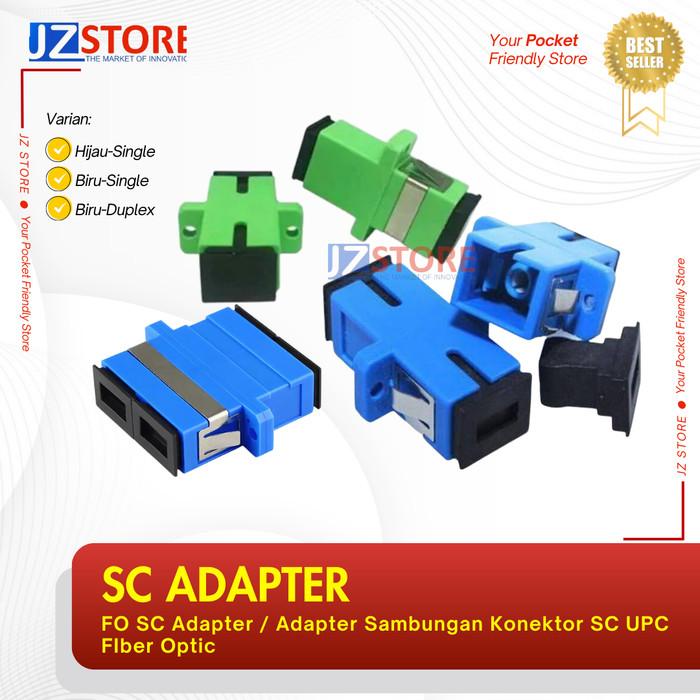 FO SC Adapter / Adapter Sambungan Konektor SC UPC PAZ FIber Optic ...
