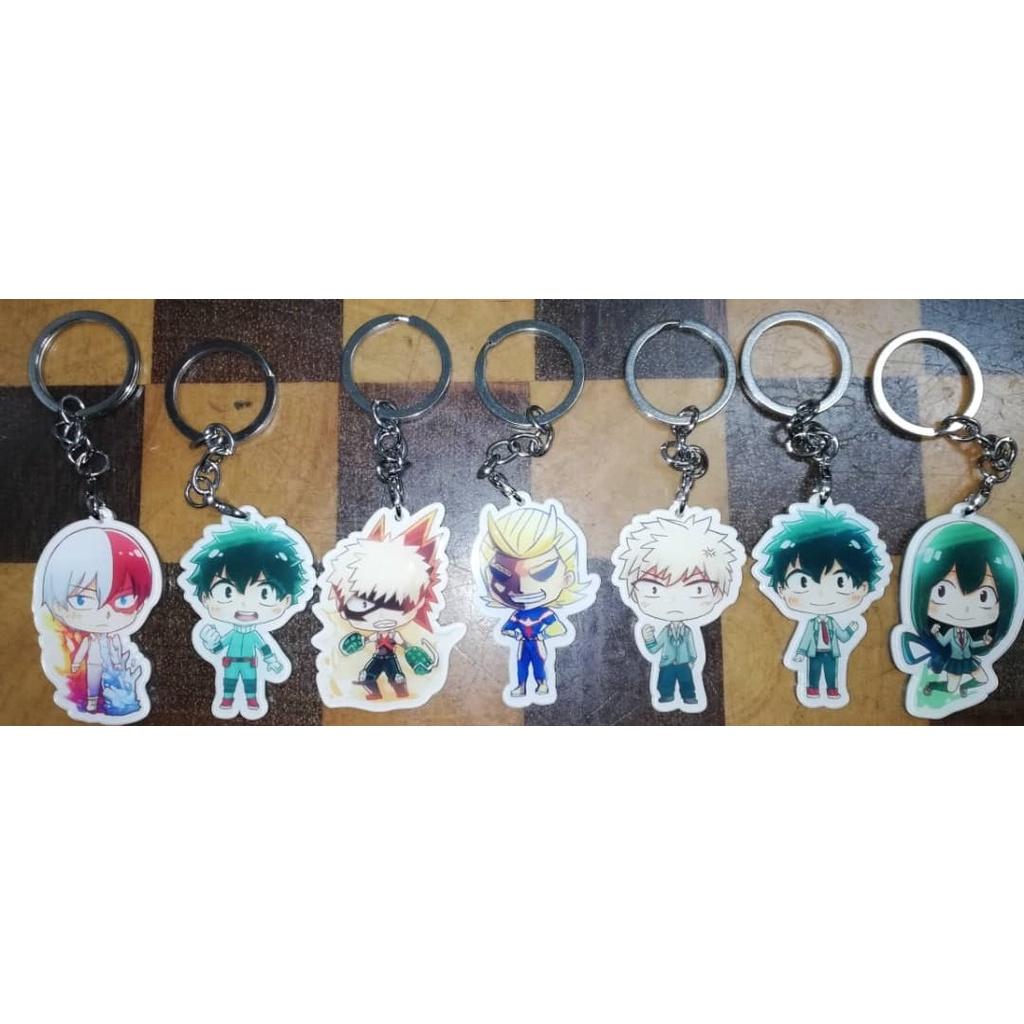 [Xsaye] *My Hero Academia / Boku no Hero Academia* 7xPcs Combo Doujin Fan Art Acrylic Charms Keychains