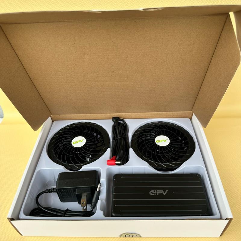 Quạt Áo Điều Hòa GIFV Full Bộ Quạt + Pin 12V-25V Không Chổi Than, Gió Mạnh…