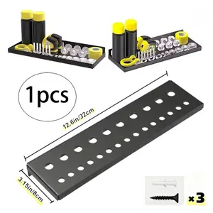 Screwdrivers Tool Holder Organizer Pliers Wall Mounted Metal Storage Rack Organizer Workshop Workbench Small Tool Storage - Storage Tray