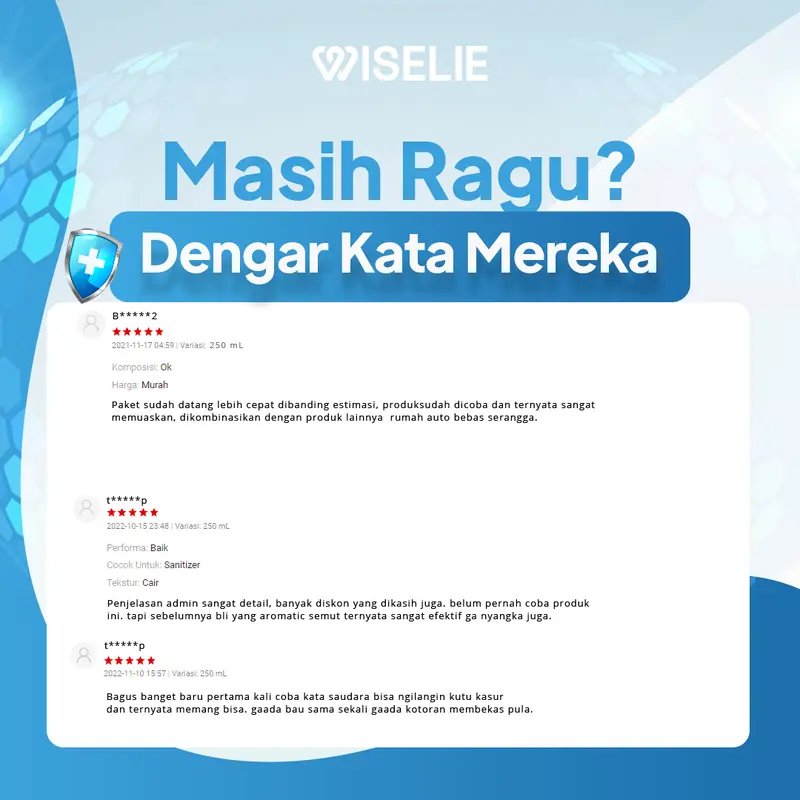 Wiselie Aromatic Spray Cairan pengusir Tungau kasur Dijamin Ampuh 100% Merah Cairan Pengusir 6