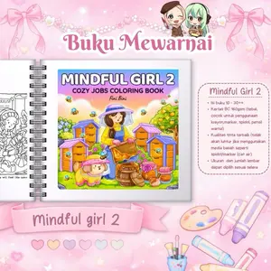 Buku Mewarnai Mindful Girl 2
