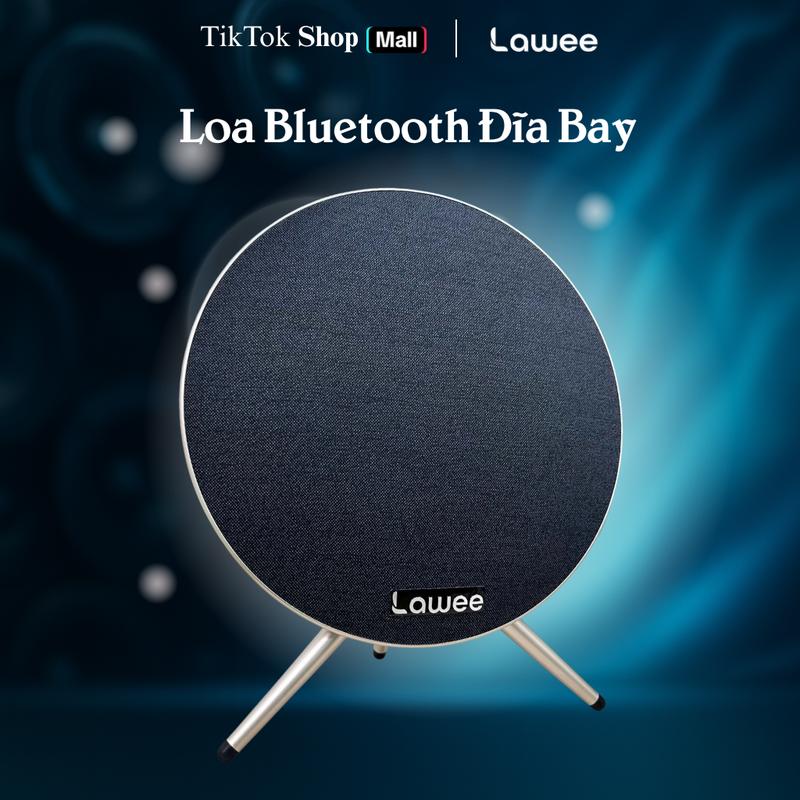 LAWEE LIVE Loa Bluetooth Đĩa Bay Kết Nối Đôi – Loa Nghe Nhạc Bass Mạnh – Loa Mini Di Động Ngoài Trời Trong Nhà – Âm Trầm Vòm 360° Công Suất Lớn Giá Bình Dân
