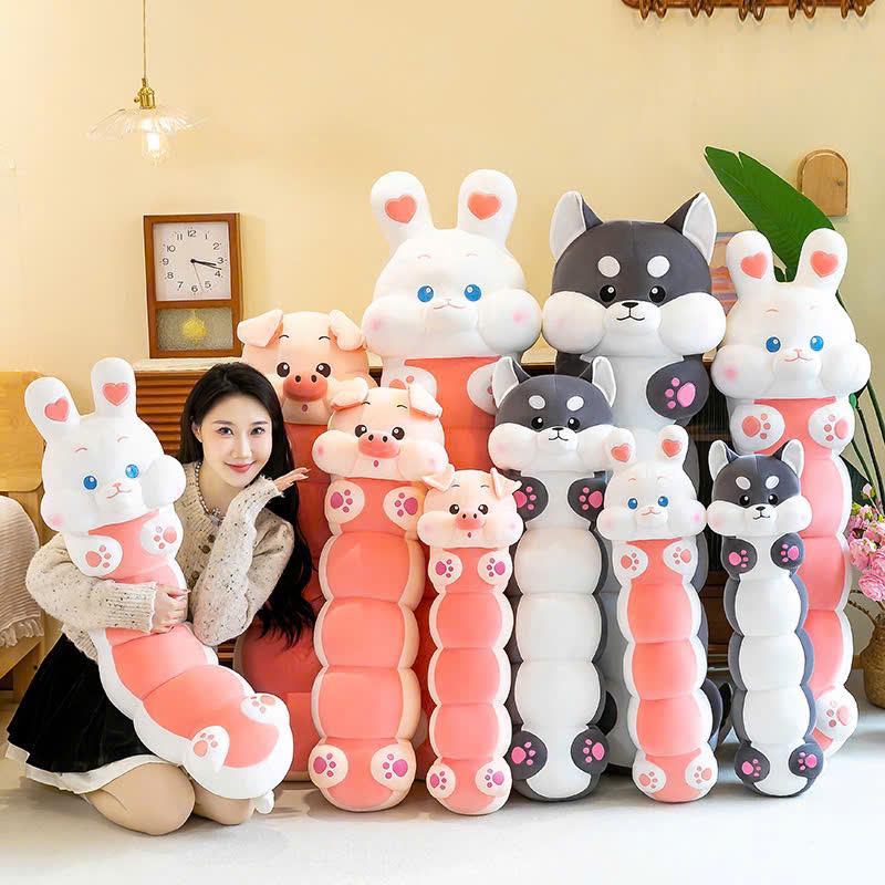  ANVIHOME Gối Ôm Gấu Bông Sâu Heo Hồng Sâu Hạt Đậu Sâu Sắc Màu Sâu Xám Siêu Mềm Mịn Đủ Size Chất Liệu Vải Siêu Mềm 