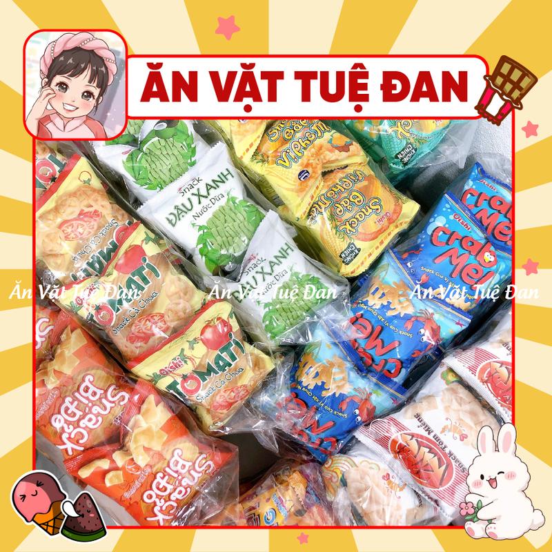 Bim bim Oishi (GÓI MINI 6G) đủ vị lựa chọn , đồ ăn vặt cổng trường