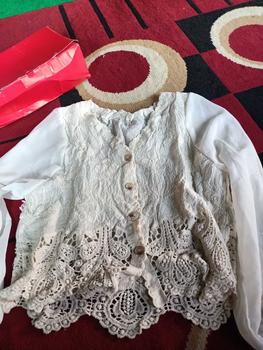 Product Review of [RASI]vest wanita lengan panjang rajut motif bunga bordir outer hijab friendly from b**t 0