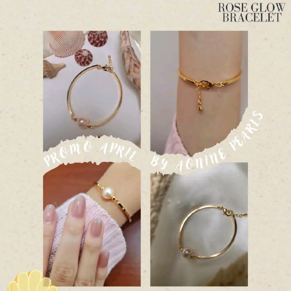 Gelang Lidi Celestial Mutiara Asli
