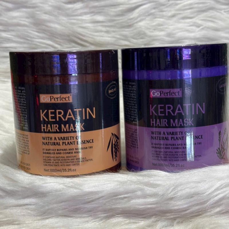 (HŨ TO 1KG) Kem ủ tóc KERATIN Hũ Lớn 1000ML, dầu hấp tóc, kem xả tóc, dầu hấp làm mềm mượt tóc