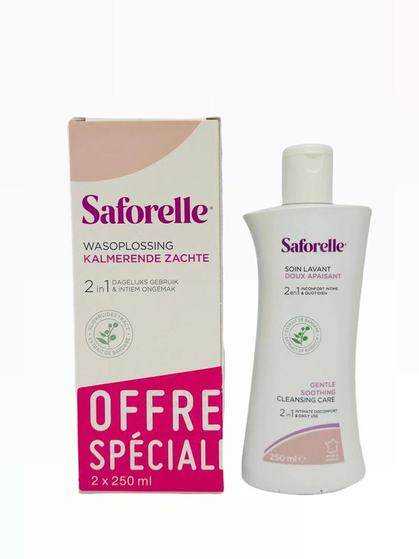 (Hàng Pháp) Dung dịch vệ sinh Saforelle  và Saugella dành cho mẹ và bé, dịu nhẹ, không tác động đến độ PH tự nhiên, chai 200ml.