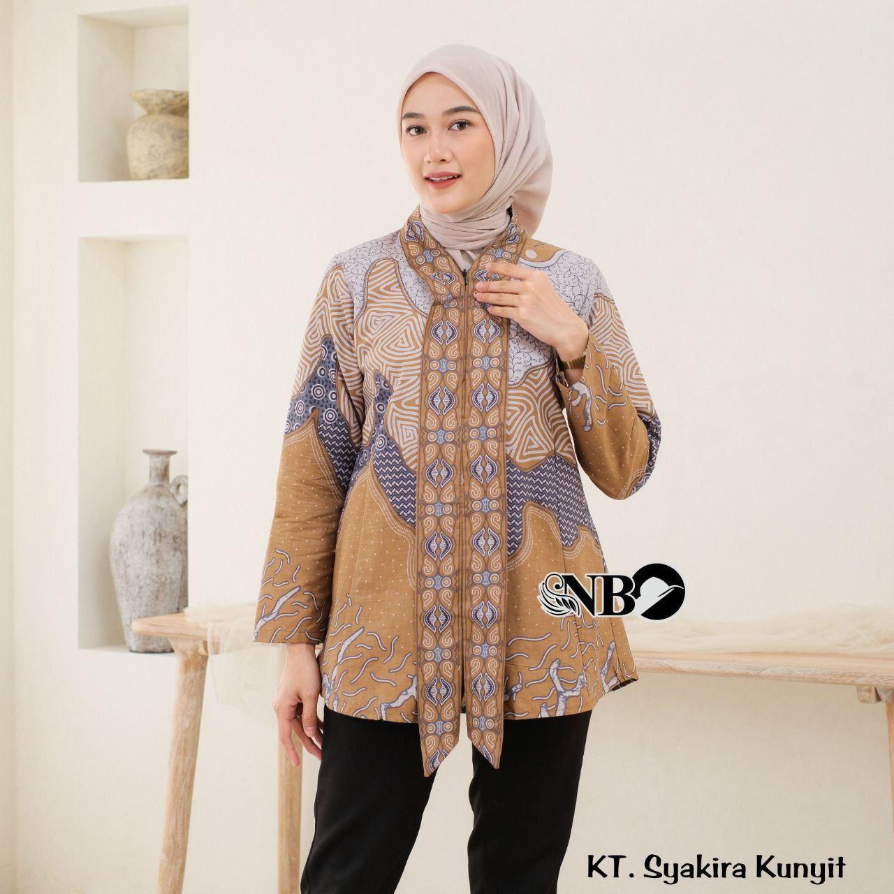 BAJU BATIK ATASAN BATIK WANITA MODERN M,L,XL,XXL asli PEKALONGAN COD Dewasa