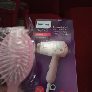 Philips | Hair Dryer DryCare | Pengering Rambut | DryCare 400 W dengan 2 Setelan Pengeringan & Angin Dingin | Pink | HP8108/02