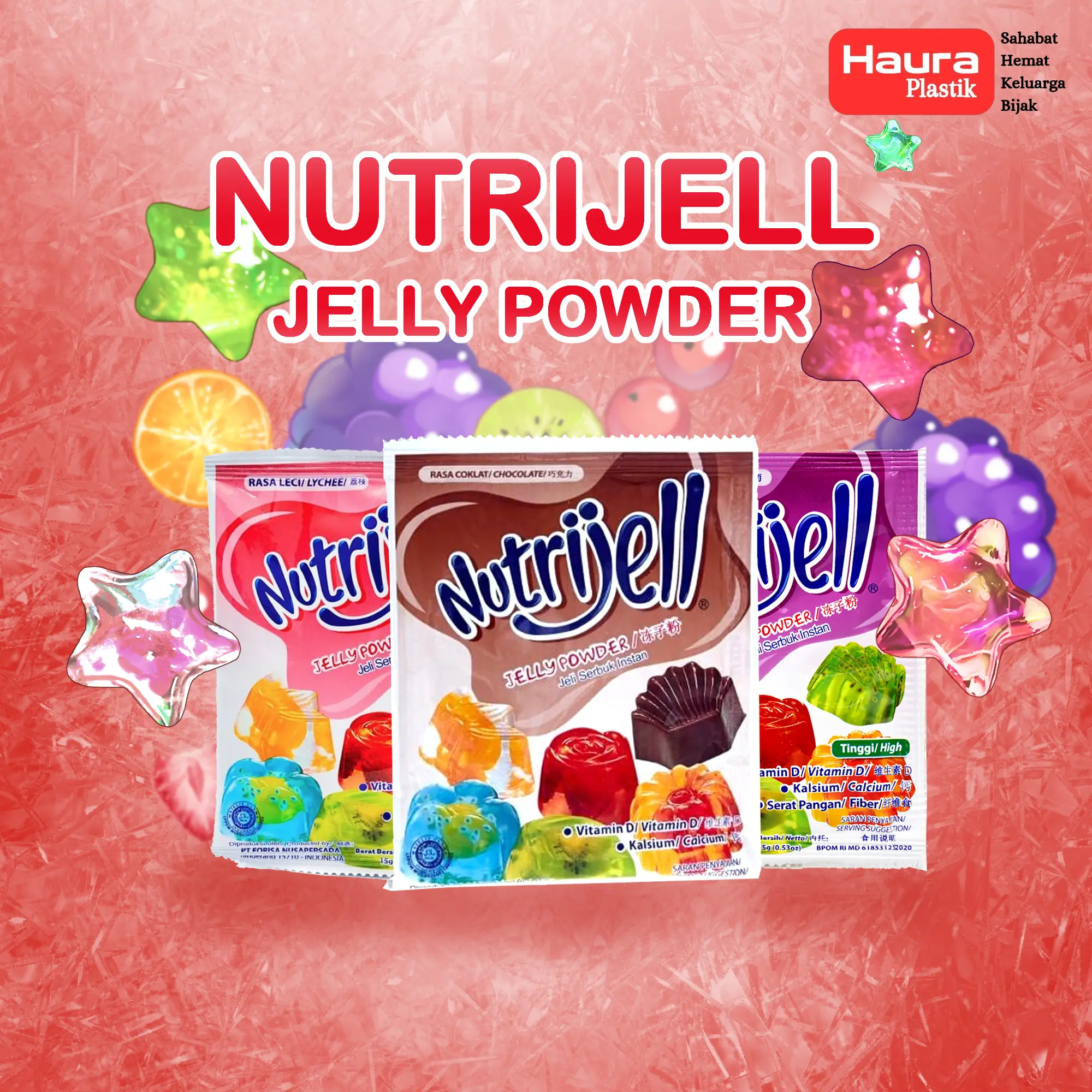 nutrijell agar-agar instan tinggal seduh. Food, Jelly, Makanan