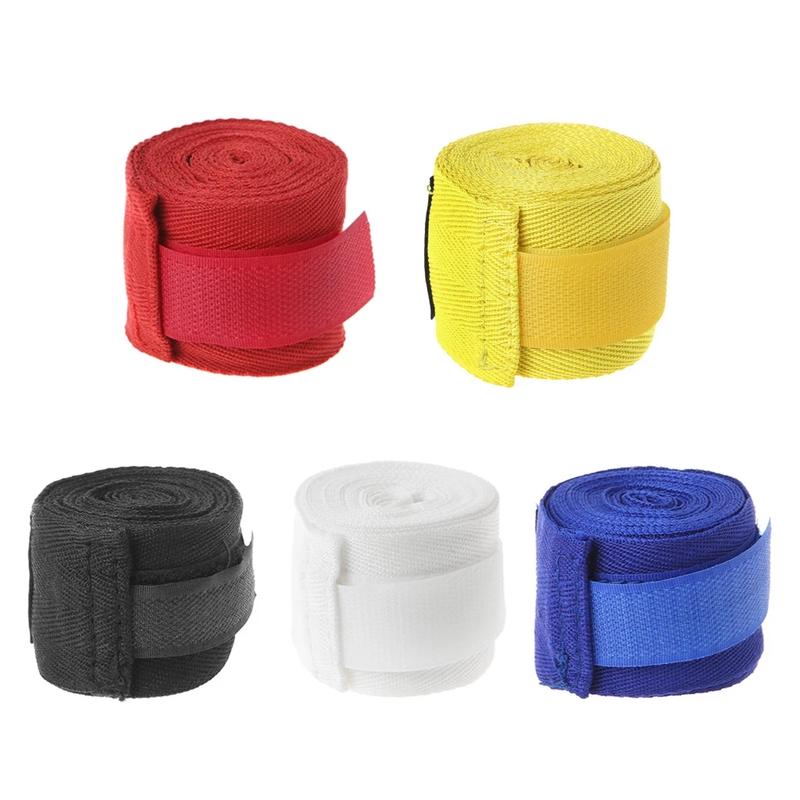 Pembalut tinju kapas 3M, pembalut pergelangan tangan, perlindungan tempur, tinju, sukan, Kickboxing, Muay Thai, gelang tangan, sarung tangan pertandingan latihan 1
