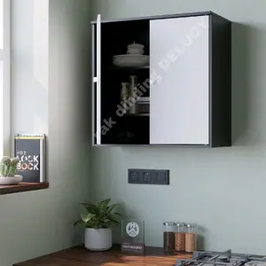 RAK DAPUR SERBAGUNA KITCHEN SET ATAS 2 PINTU MINIMALIS LEMARI DAPUR RAK GANTUNG DAPUR Furniture