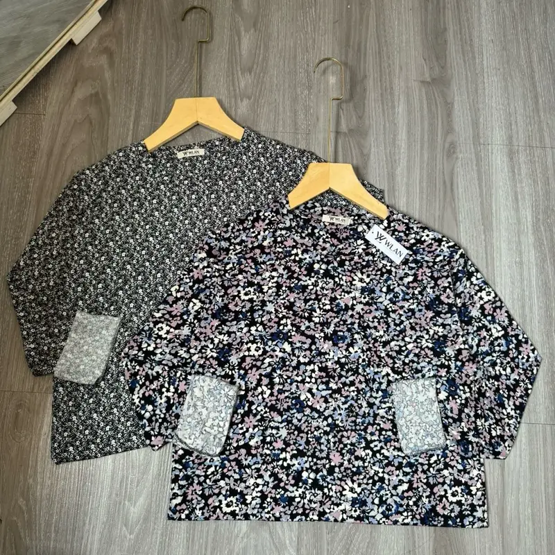 kaos lengan panjang motif wanita 4