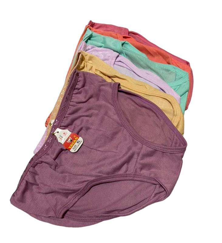 (COD) celana dalam wanita lusinan/cd wanita dewasa/yayan/6 warna size M L XL XXL XXXL Katun 0