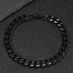 Vòng tay thép titan dành cho nam, lắc tay nam，phong cách retro thời thượng, thiết kế độc đáo, đơn giản, kiểu Hàn Quốc, hip-hop, trang sức vòng tay đa năng.