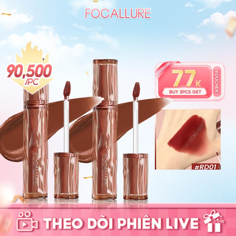 FOCALLURE Pro-blur Airy Velvety Son Kem Nhung Hỗ Trợ Dưỡng Ẩm Cho Môi Mềm Mướt