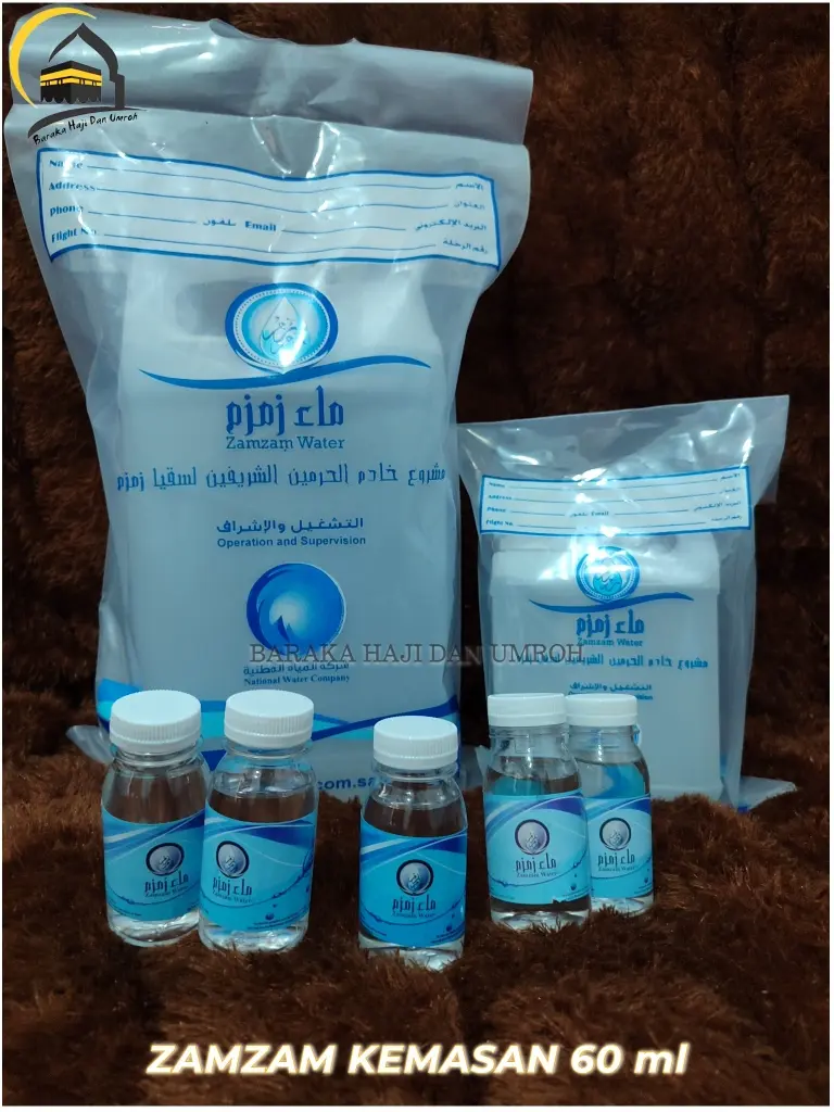 Air Zamzam Kemasan Botol 60ml 1pcs