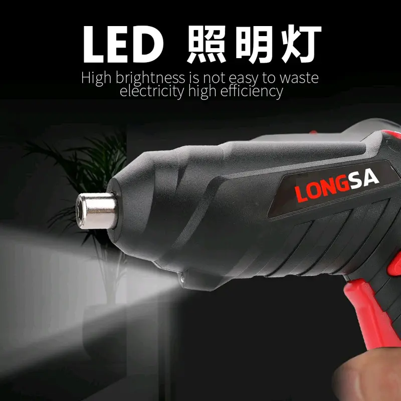 Bor set 47 Obeng Elektrik  Cordless Screwdriver RECHARGER  Mesin Bor Mini 2